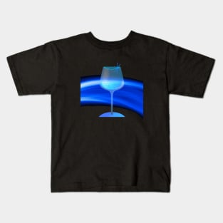 Blue cocktail Kids T-Shirt